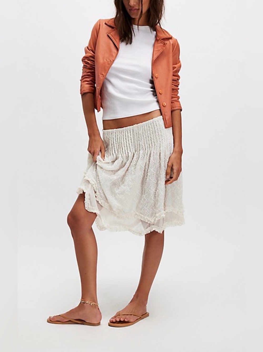 Free People Sanderson Midi Skirt